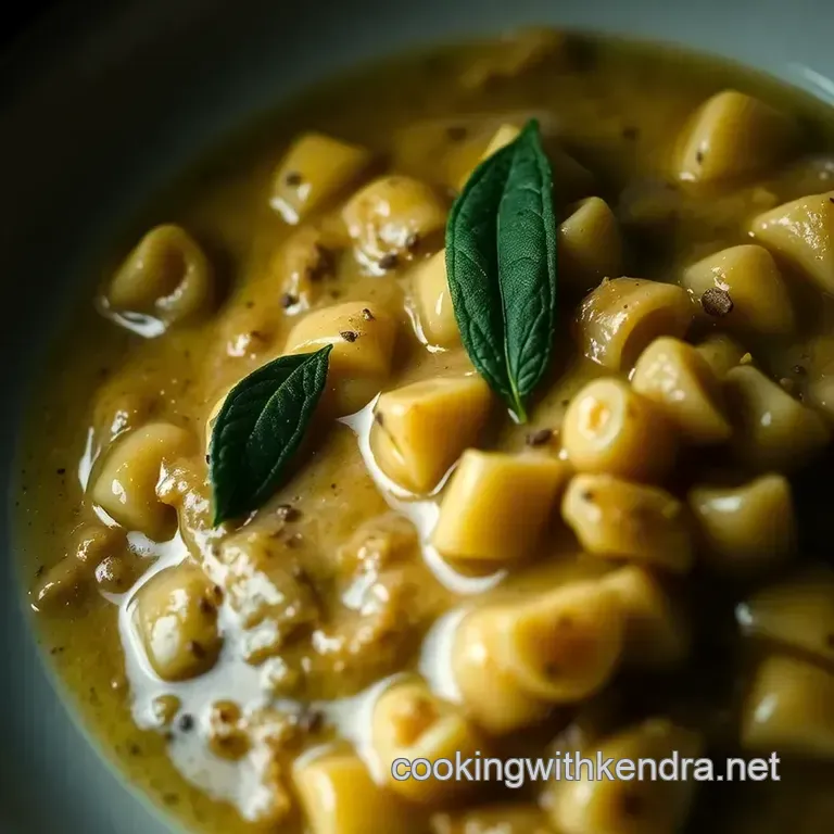 Nutty & Nice: Brown Butter Sage Sauce presentation