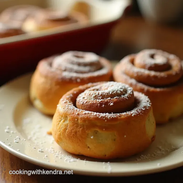 Oh My Goodness Cinnamon Rolls presentation