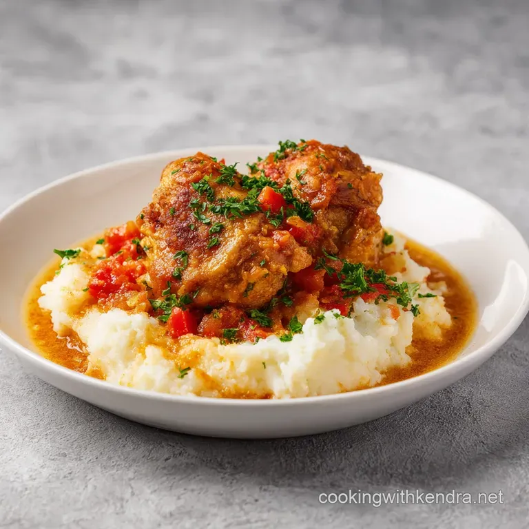 Old Fashioned Southern Smothered Chicken