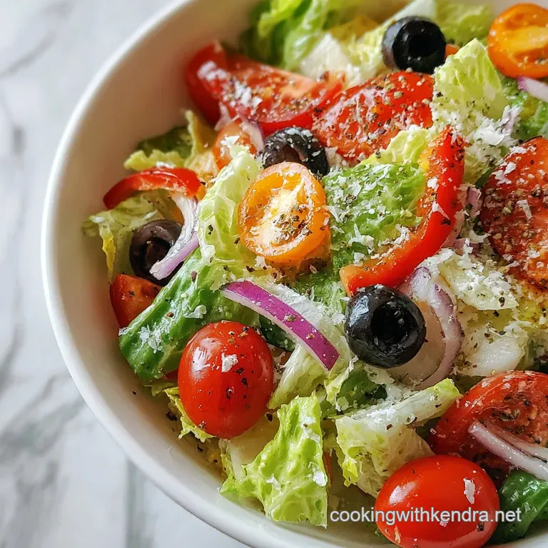 Olive Garden Salad and Dressing Recipe