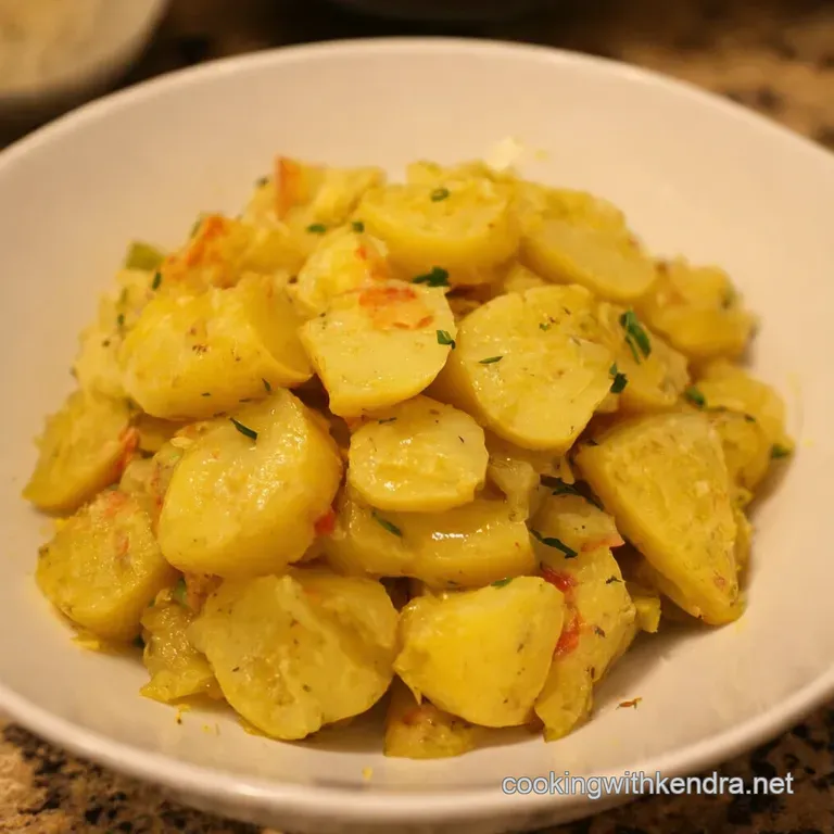 Omas Kartoffelsalat presentation