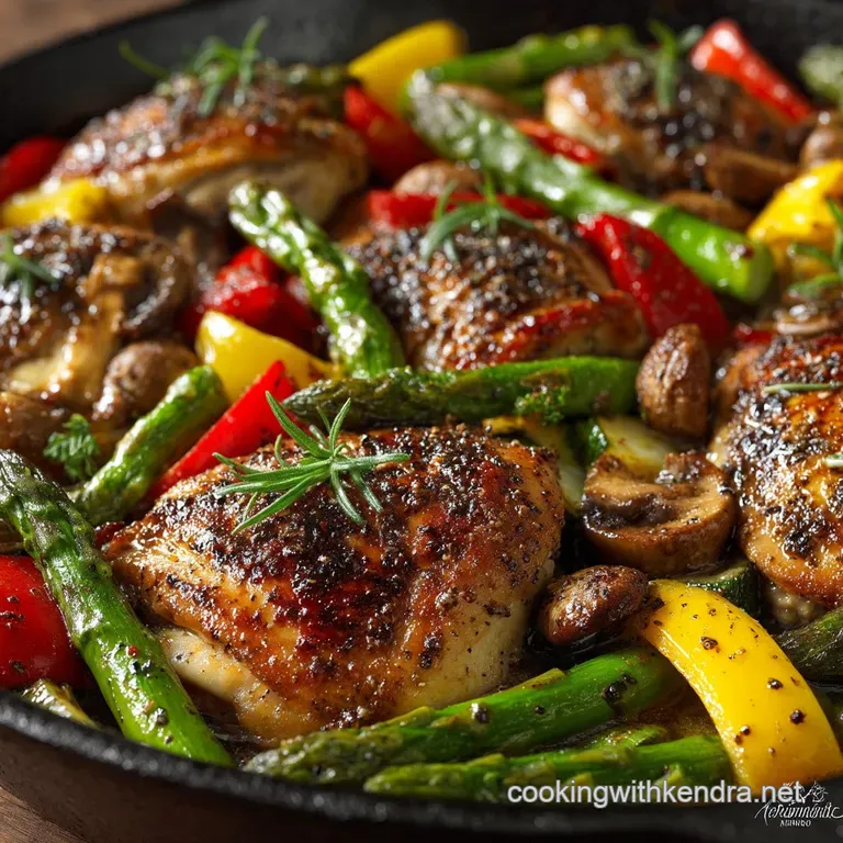Speedy One Pan Balsamic Chicken and Veggies Weeknight Dinner Done Right