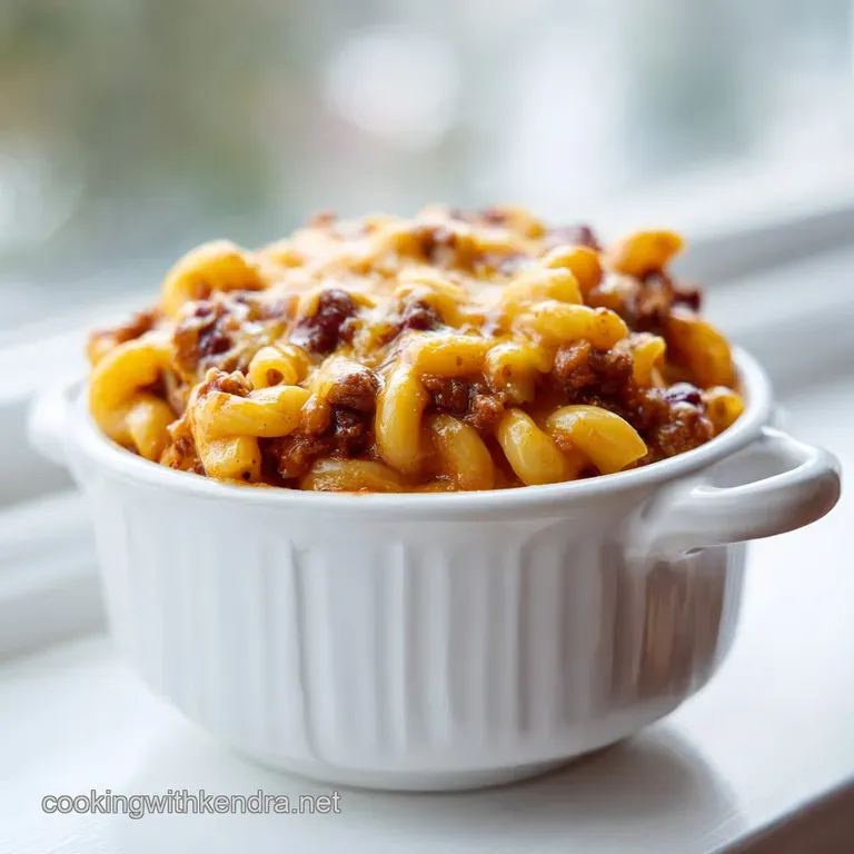 Cheesy Chili Macaroni in 30 Minutes
