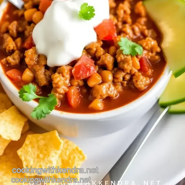 Taco Soup Fritos presentation