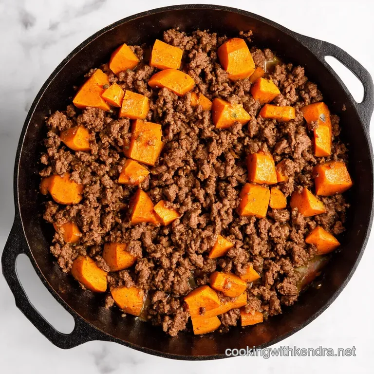 OnePan Ground Beef Sweet Potato Skillet Weeknight Winner OnePan Wonders Ground Beef Sweet Potato Skillet