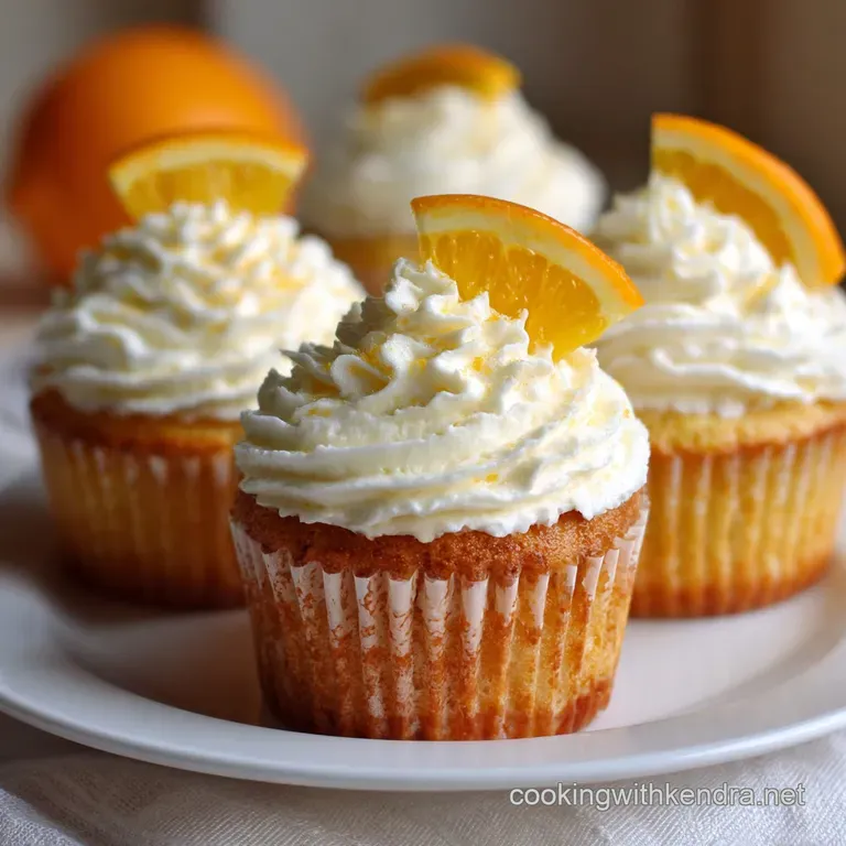 Orange Creamsicle Cupcakes The Zesty Orange Dream Swirl Recipe