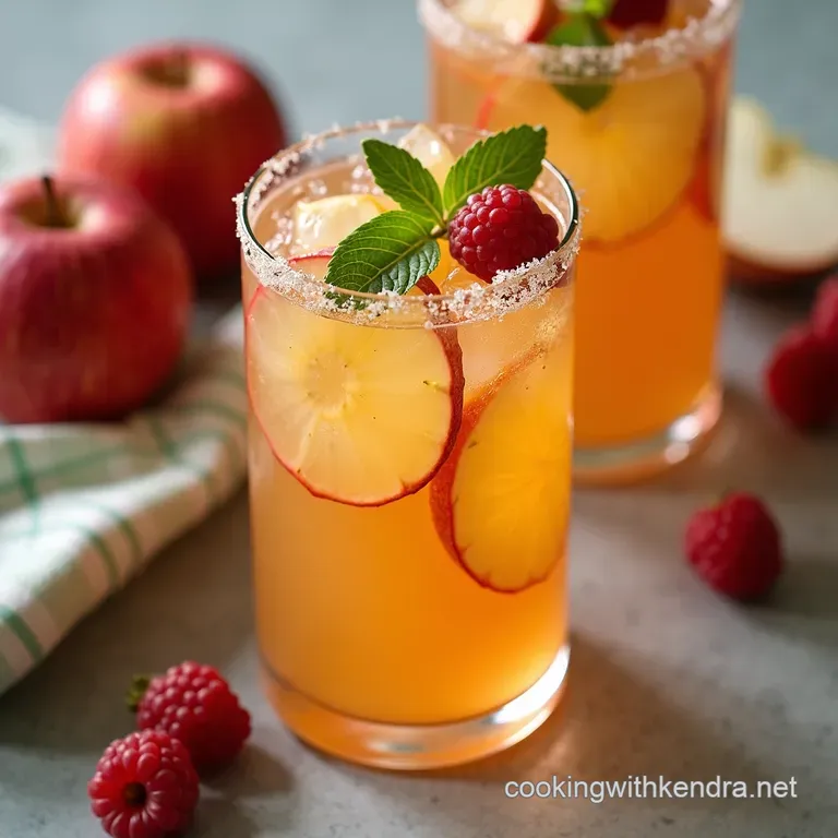 Orchards Embrace A Crisp Apple Sangria Cocktail