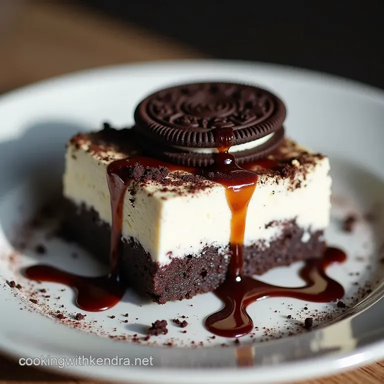 The Ultimate Black White Dream Oreo Pudding Poke Cake