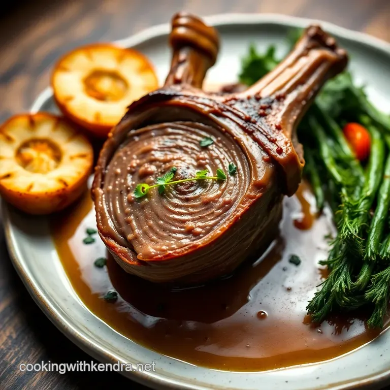 Osso Buco: Braised Veal Shanks with Gremolata presentation