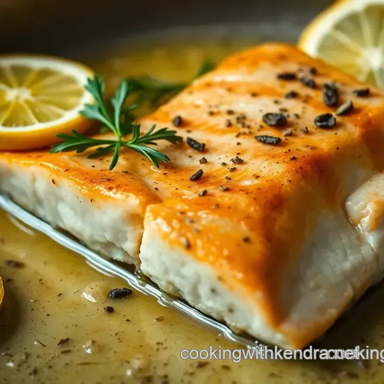 Pan-Seared Faroe Island Salmon with Lemon Herb Butter