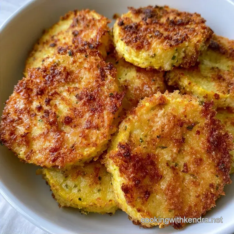 Crispy Parmesan Crusted Summer Squash