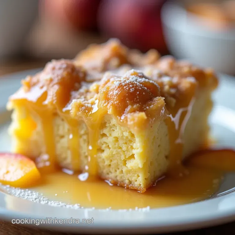 The Ultimate Summer Showstopper Peach Cobbler Cake