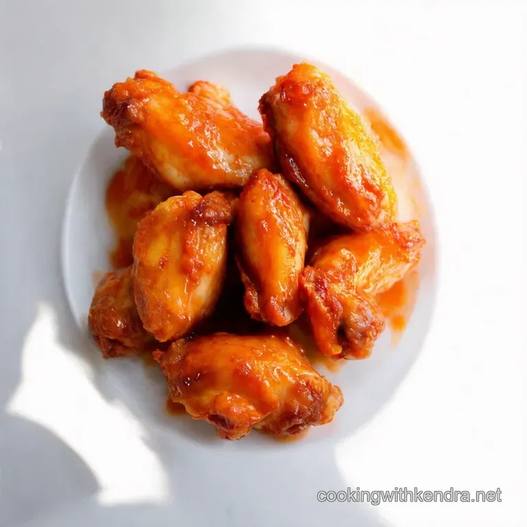 Peachy Keen Wings Peach Schnapps Glazed Chicken Wings