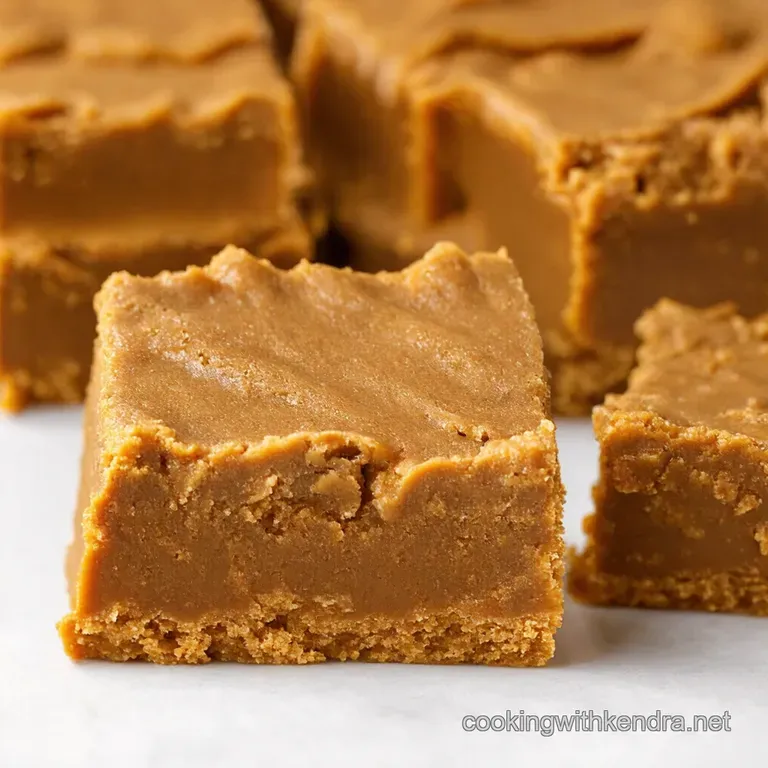 Peanut Butter Bliss Bars Nobake Treat presentation