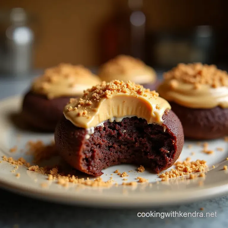 The Nofuss Fudge Peanut Butter Bomb Cake presentation