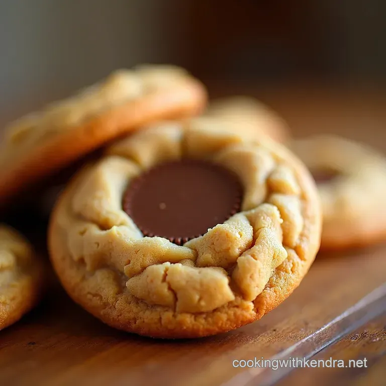 Peanut Butter Cup Stuffed Cookies Easy Bake presentation