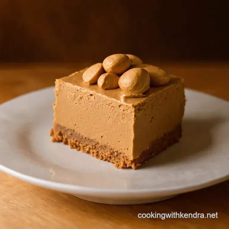 Peanut Butter Mousse Clouds with Homemade Whipped Cream presentation