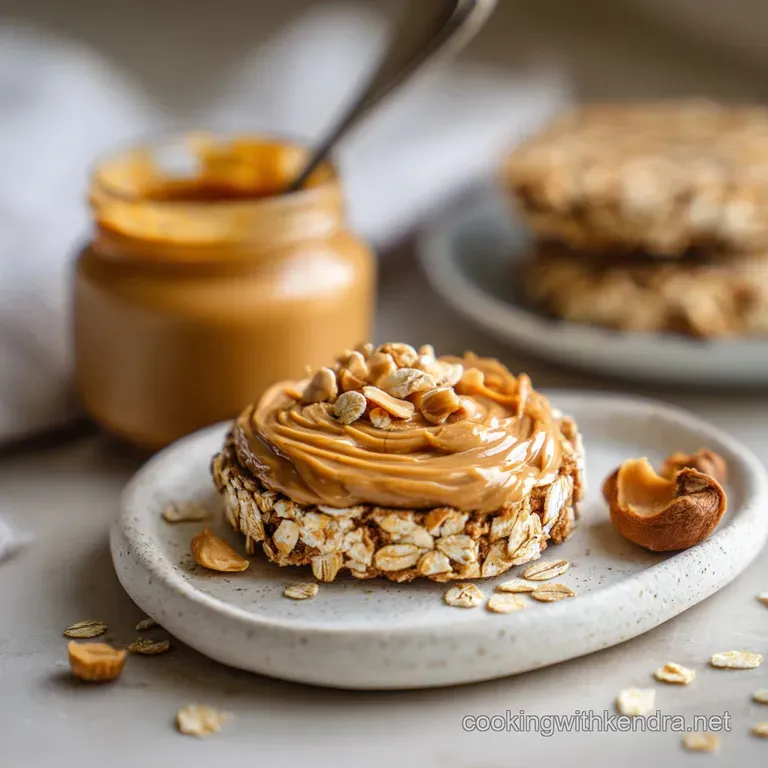 High Protein Snack with Peanut Butter and Oats