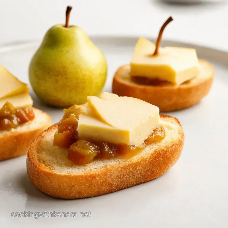 Pear Walnut Chutney Crostini with Brie A Bit of Alright