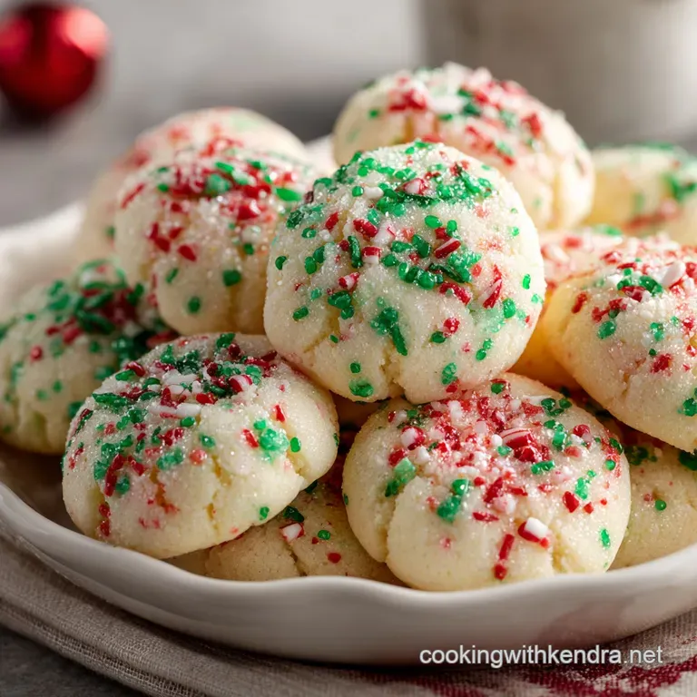 Peppermint Meltaway Cookies: Buttery and Tender