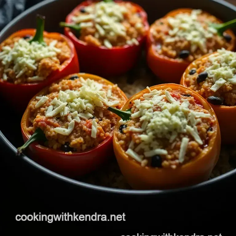 Peppers Stuffed with Fontinella Bliss presentation
