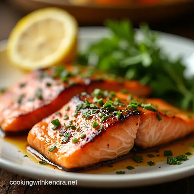 Perfect Lemon Herb Ovenbaked Salmon Foolproof presentation