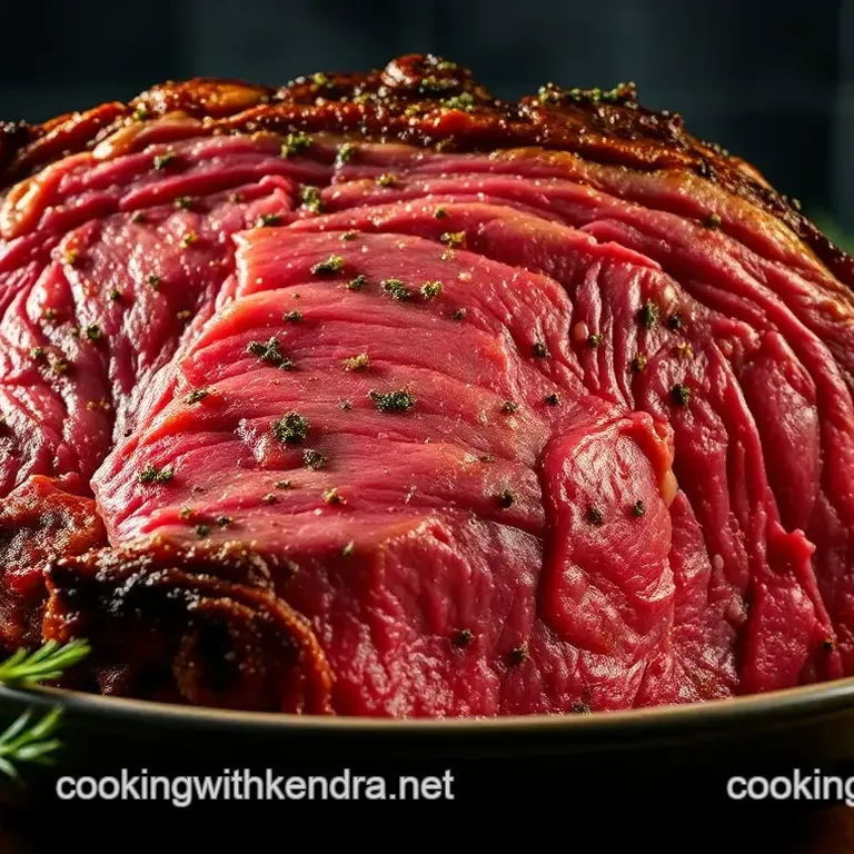Easy & Juicy Prime Rib Recipe Oven: My Fail-Proof Herb Glazed Method
