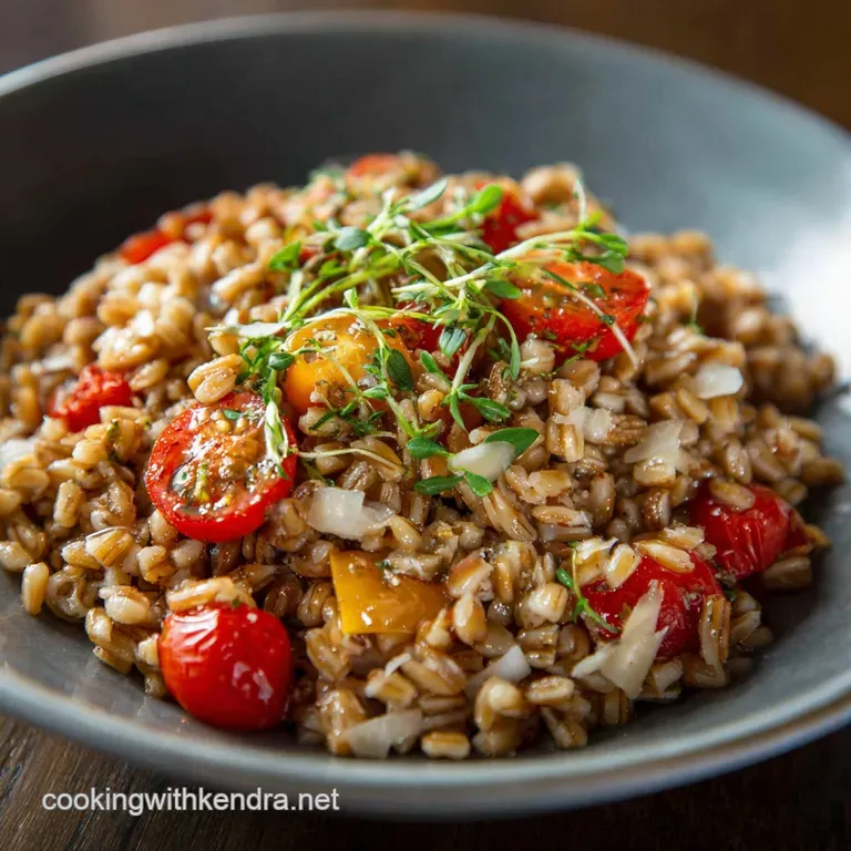 Cooked Farro: the Cheffy Al Dente Italian Way presentation