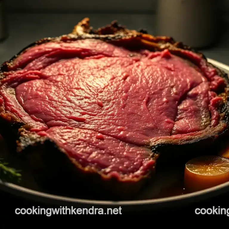 Perfectly Roasted Prime Rib: A Festive Delight
