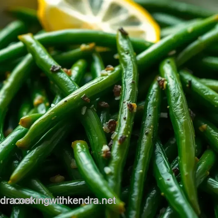 Perfectly Steamed Green Beans with a Touch of Lemon