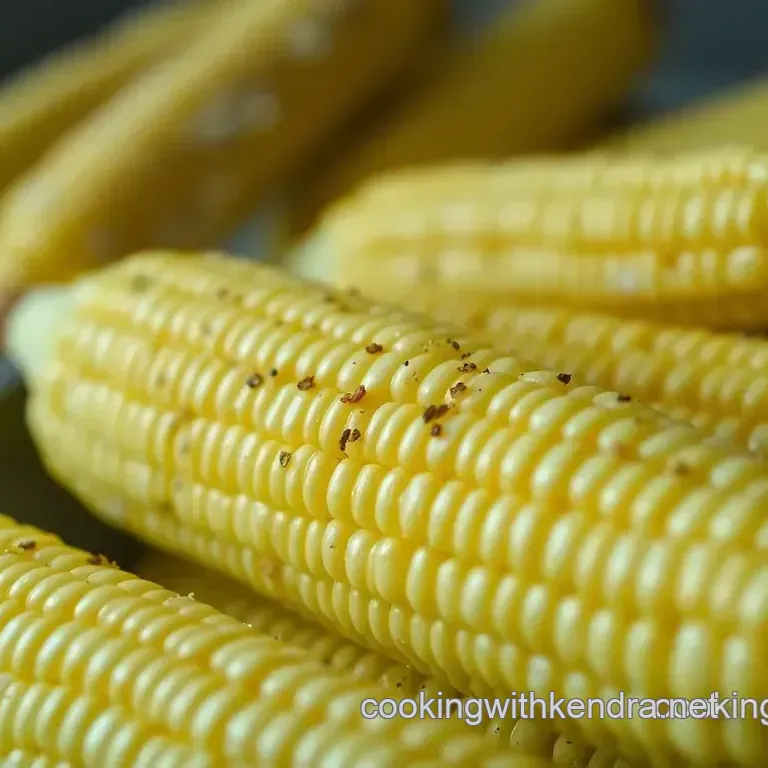 Perfectly Steamed Sweet Corn