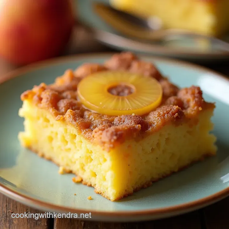 Pineapple Sunshine Dump Cake Nofuss Dessert Bliss presentation