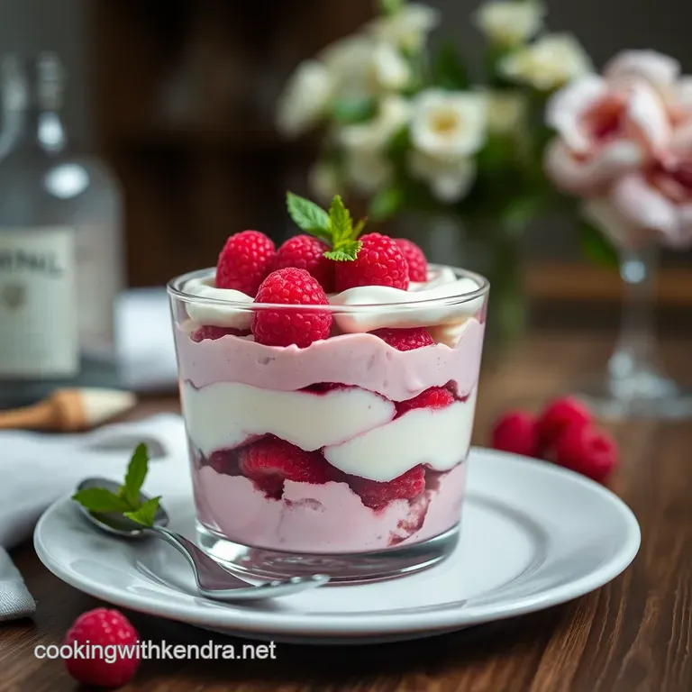Pink Gin & Raspberry Ripple Trifle