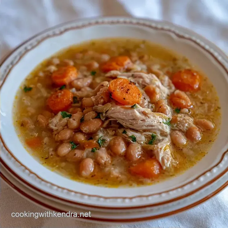 Hearty Pinto Bean and Chicken Soup