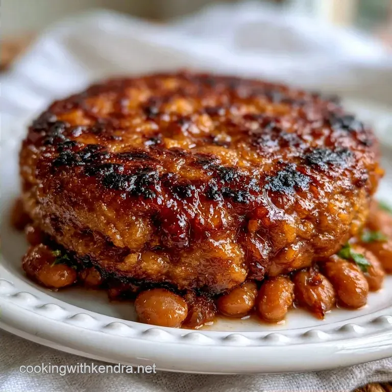 Pinto Bean Burgers with BBQ Sauce