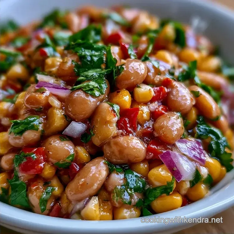 Pinto Bean Salsa Salad in 10 Minutes