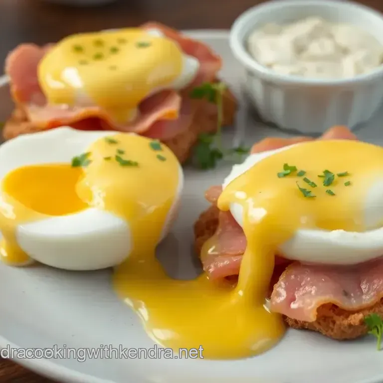 Tropical Sunrise: Poached Eggs with Ham and Pineapple Salsa