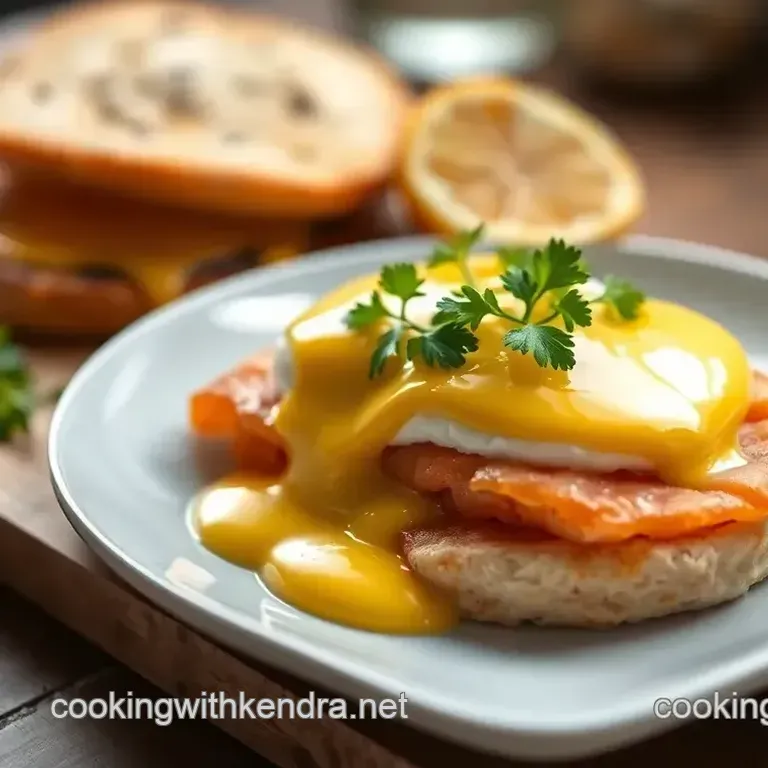Poached Smoked Salmon Benedict Delight