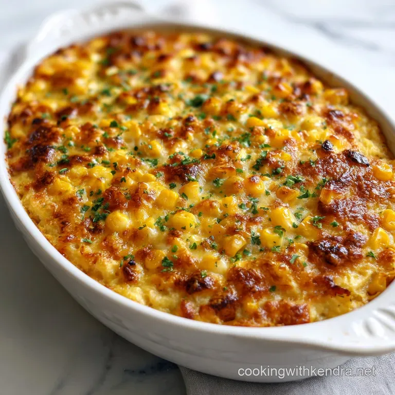 Scalloped Corn: the Ultimate Comfort Bake presentation