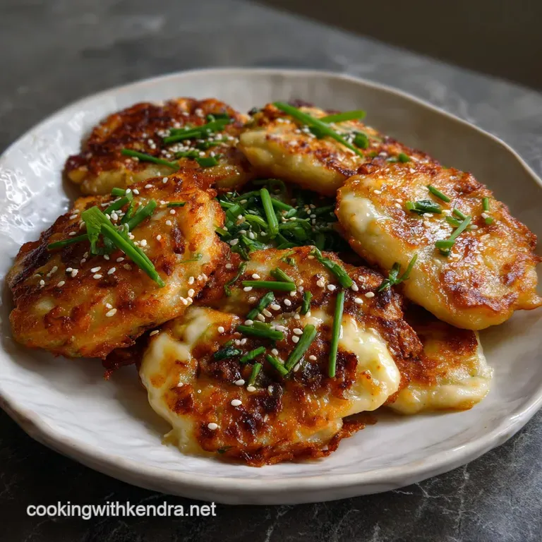 Korean Hotteok Potato Cheese Pancakes Recipe | Street Food Style