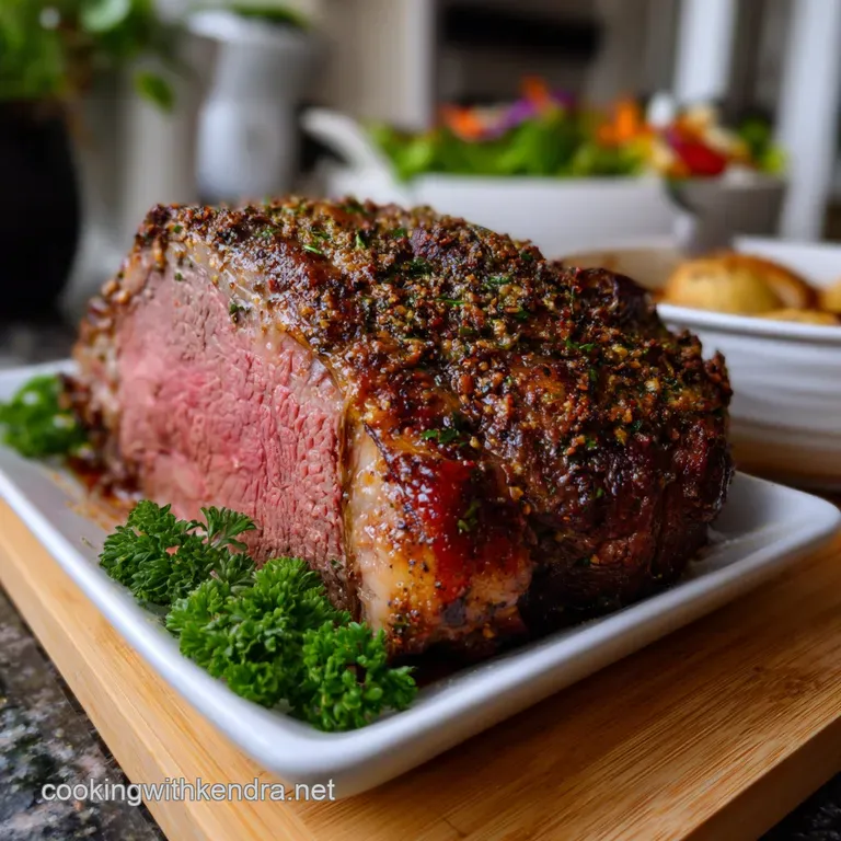 Prime Rib Roast Recipe: Low-And-Slow with the Perfect Crust presentation