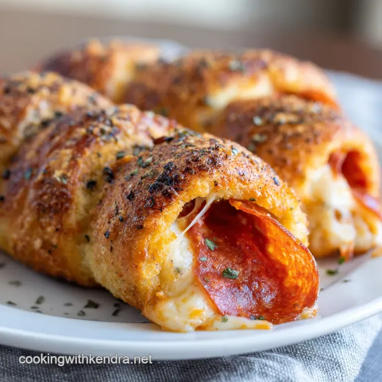 Properly Cheesy Pepperoni Rollups Game Day Guardians of Greatness presentation