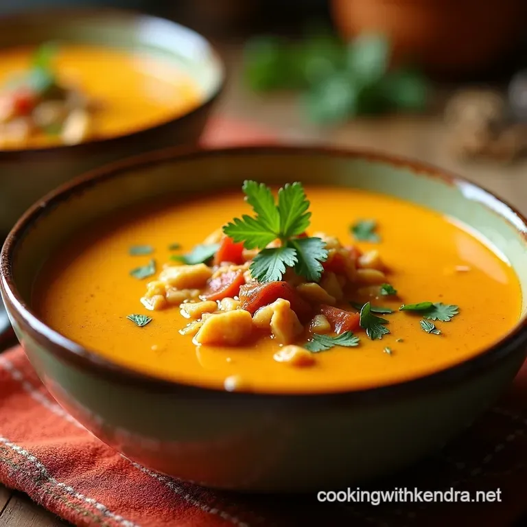 Proper Comfort The Ultimate Creamy Chicken Tortilla Soup presentation