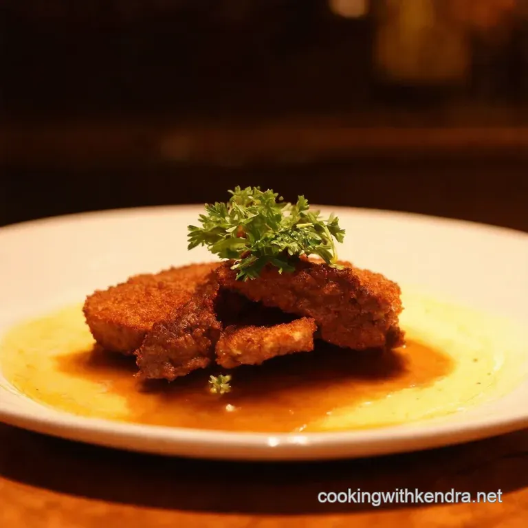 Proper Good Beef Cutlets presentation