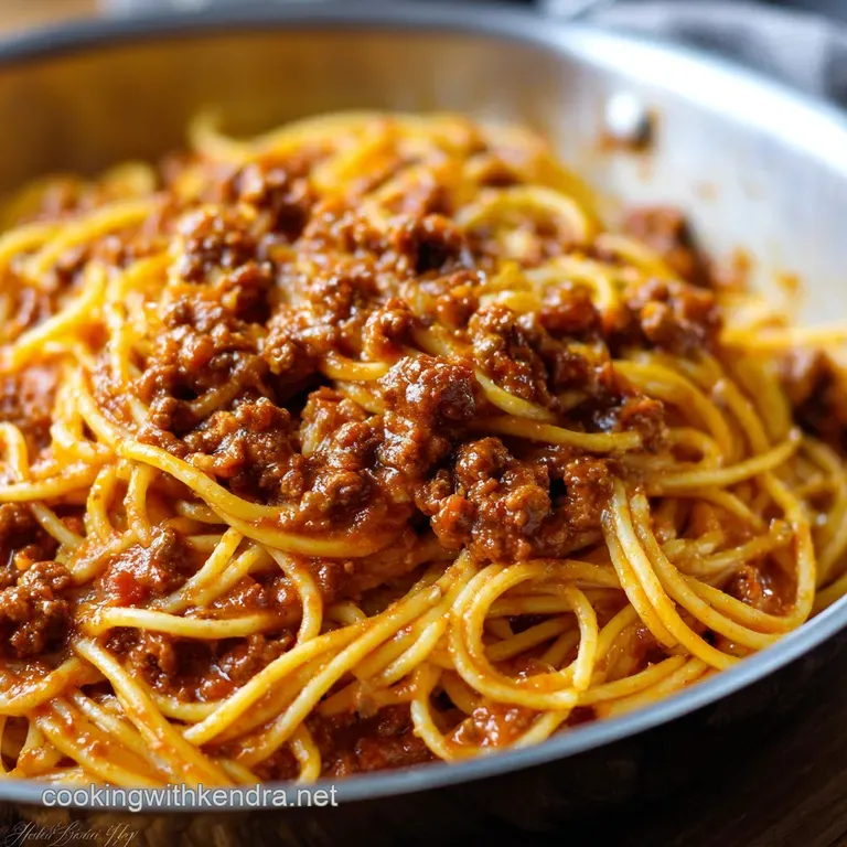 The Proper Job Homemade Spaghetti Sauce Rich Slowsimmered Classic Meat Ragu presentation