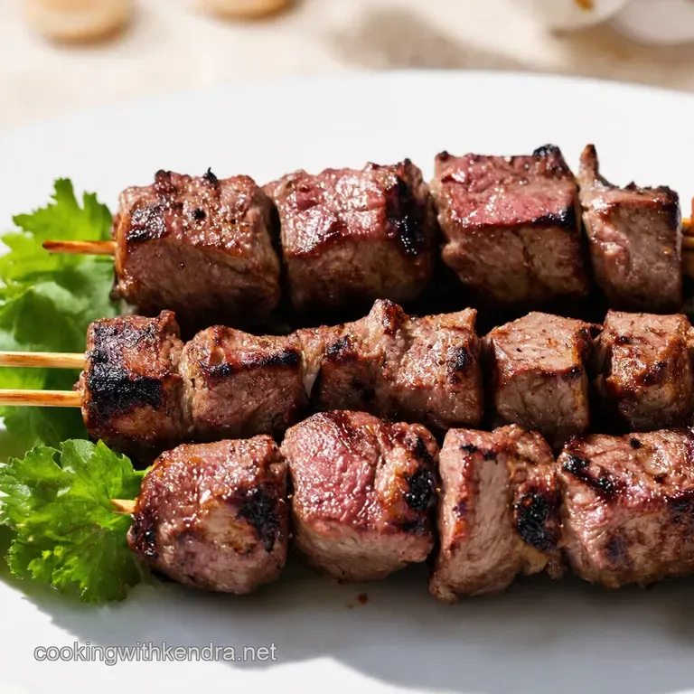 Proper Lush Lamb Shish Kabobs with MintYogurt Sauce