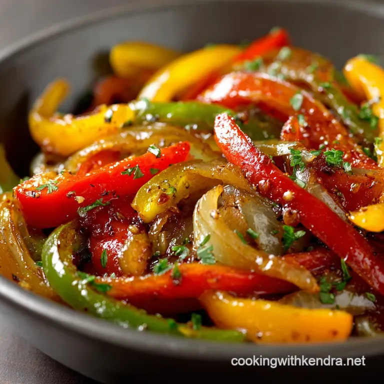 Sauteed Peppers and Onions: the Ultimate Versatile Staple presentation