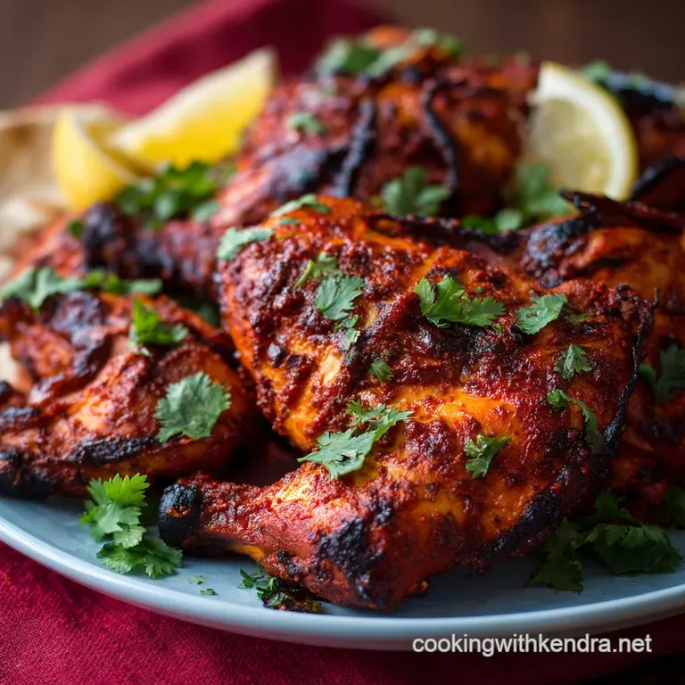 Smoky Tandoori Chicken: the Ultimate Indian Classic for Your Grill or Oven presentation