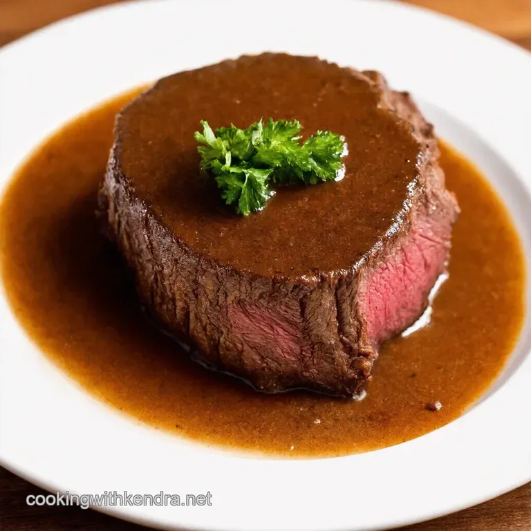 PubStyle Eye of Chuck Steak with Guinness Onion Gravy