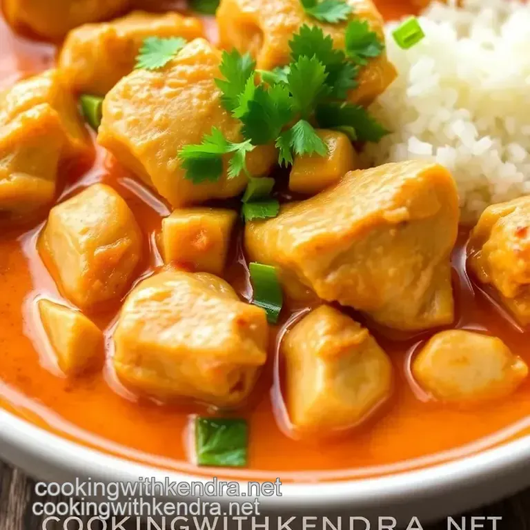 Thermal Cooking Asian Chicken Curry presentation
